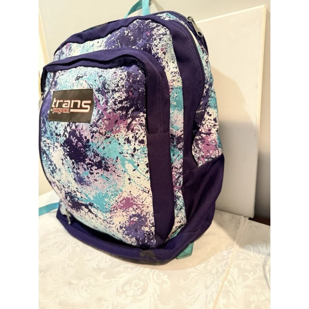 Trans By JanSport Tie Dizzle Purple Backpack 15